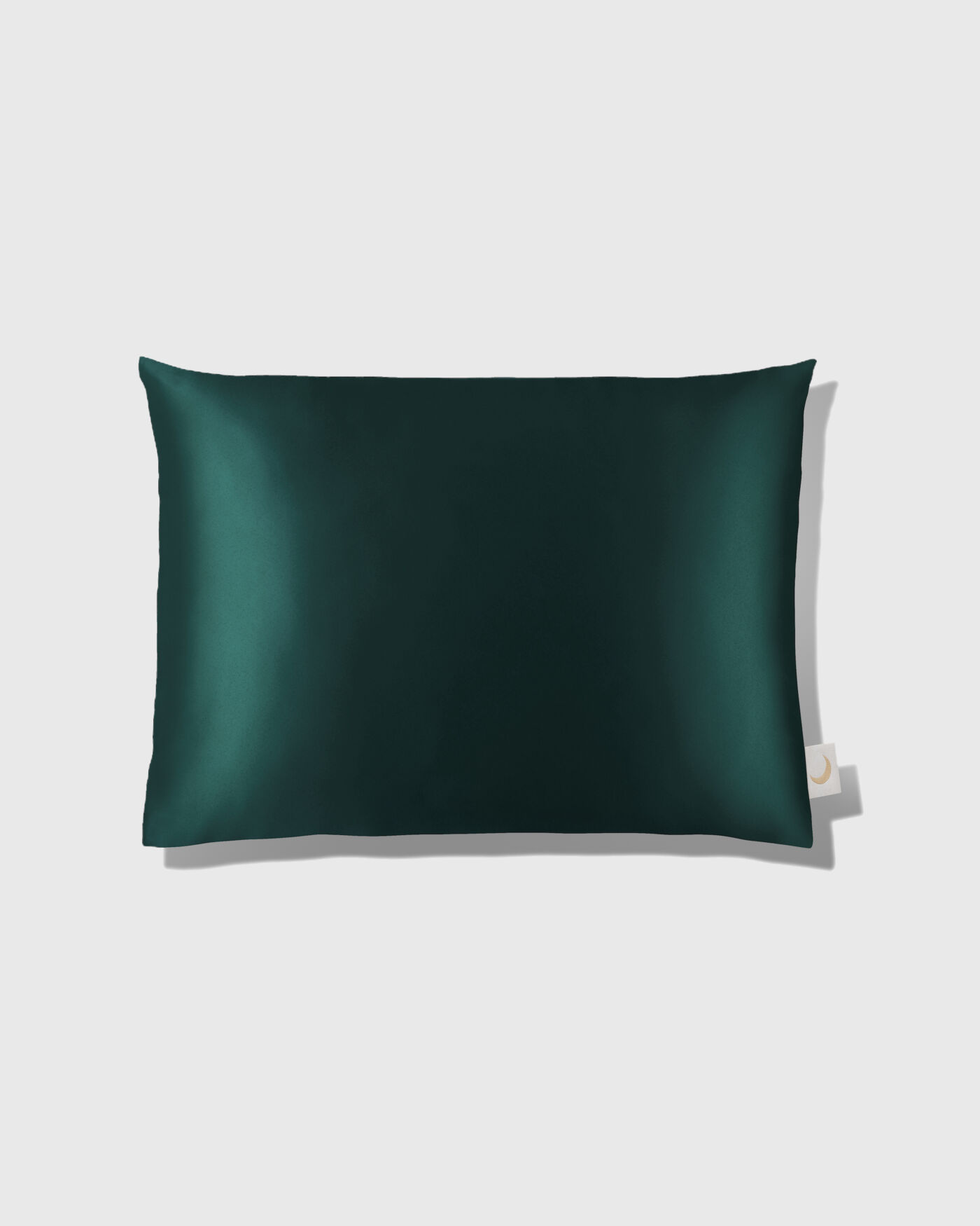 Web Moonchild Organic Silk Pillowcase Dark Green Emerald