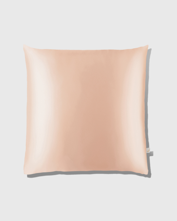 Web Moonchild Organic Silk Pillowcase Rosé Champagne Square